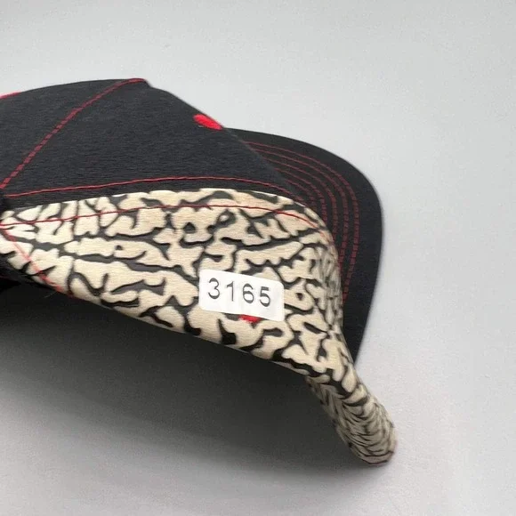 Air‎ Jordan Hat Men Black Cement Elephant Embroidered Jumpman Snap Back Cap